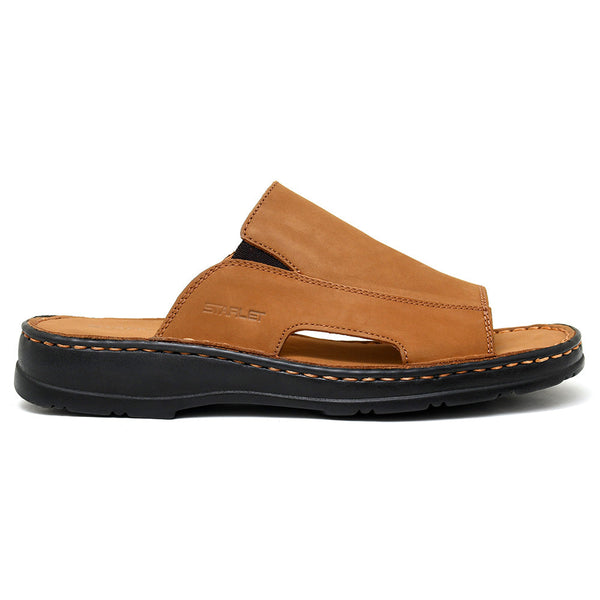 LEATHER SLIPPER - 4015 MUSTARD