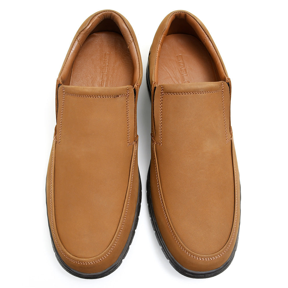 LEATHER SHOES - ANATOMIC-001 MUSTARD