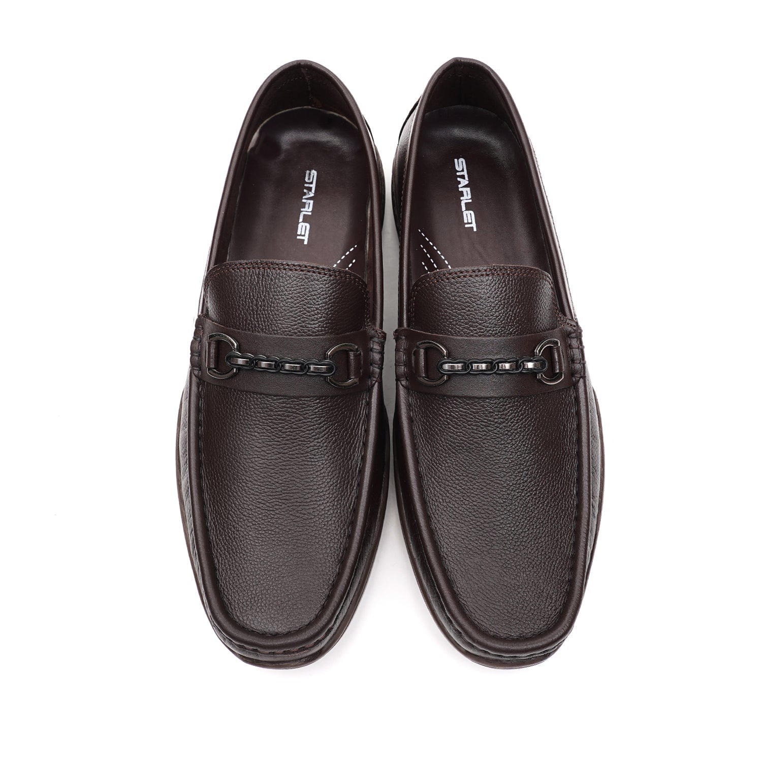 LEATHER SHOES - FBL003 BROWN