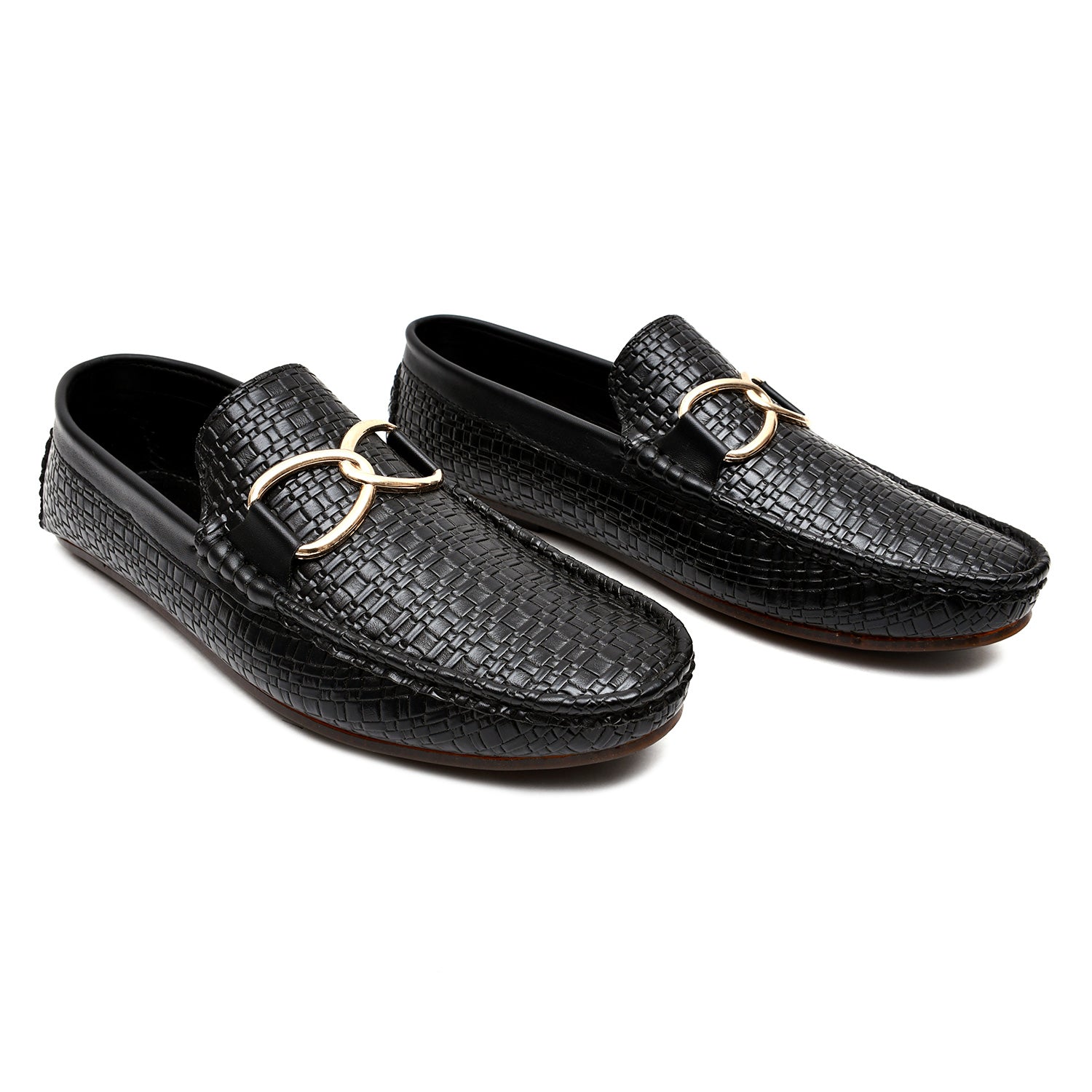 LEATHER SHOES - FC-1-2-3001 BLACK