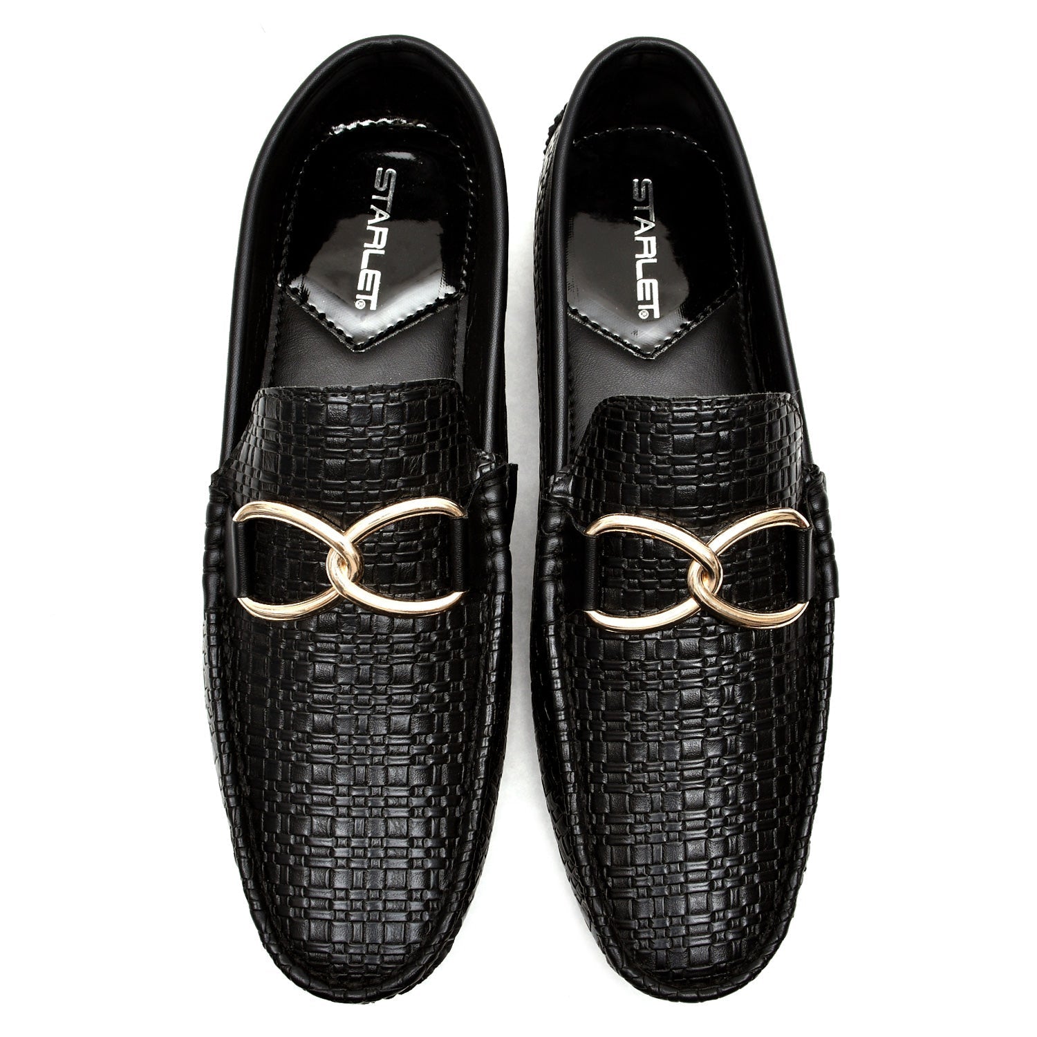 LEATHER SHOES - FC-1-2-3001 BLACK