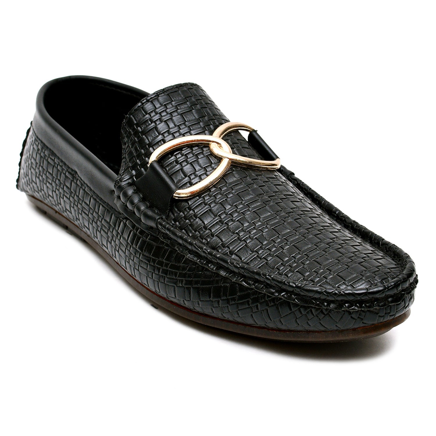 LEATHER SHOES - FC-1-2-3001 BLACK
