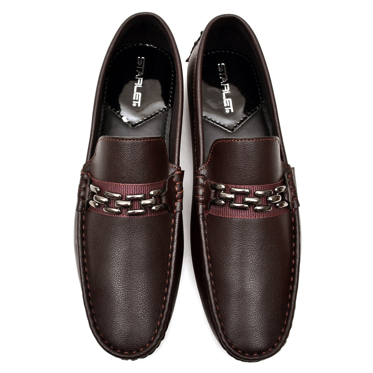 LEATHER SHOES - FC-1-2-3003 BROWN