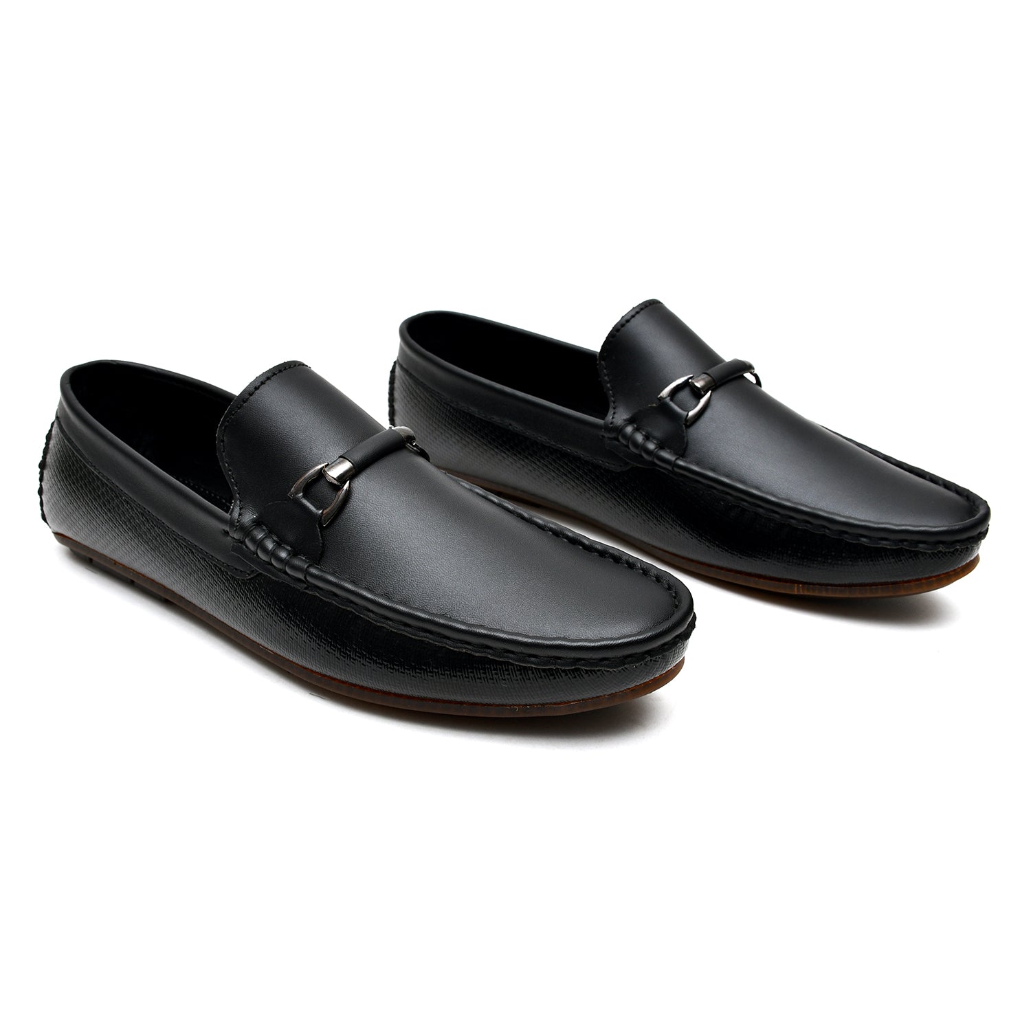 LEATHER SHOES - FC-1-2-3006 BLACK