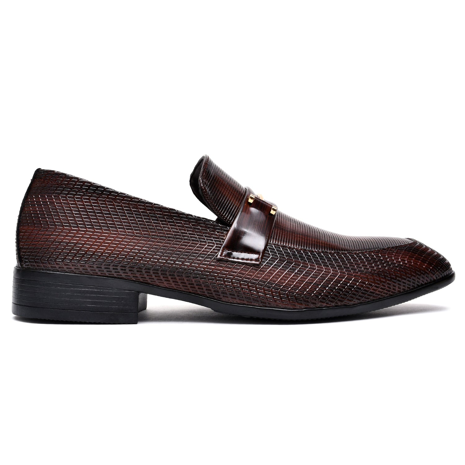 LEATHER SHOES - FC-1-2-8018 BROWN