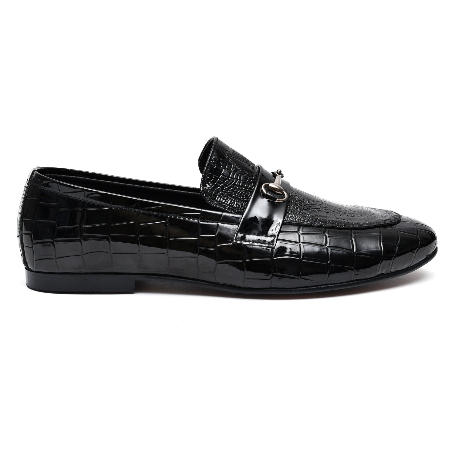 LEATHER SHOES - FC-1-2-8019 BLACK