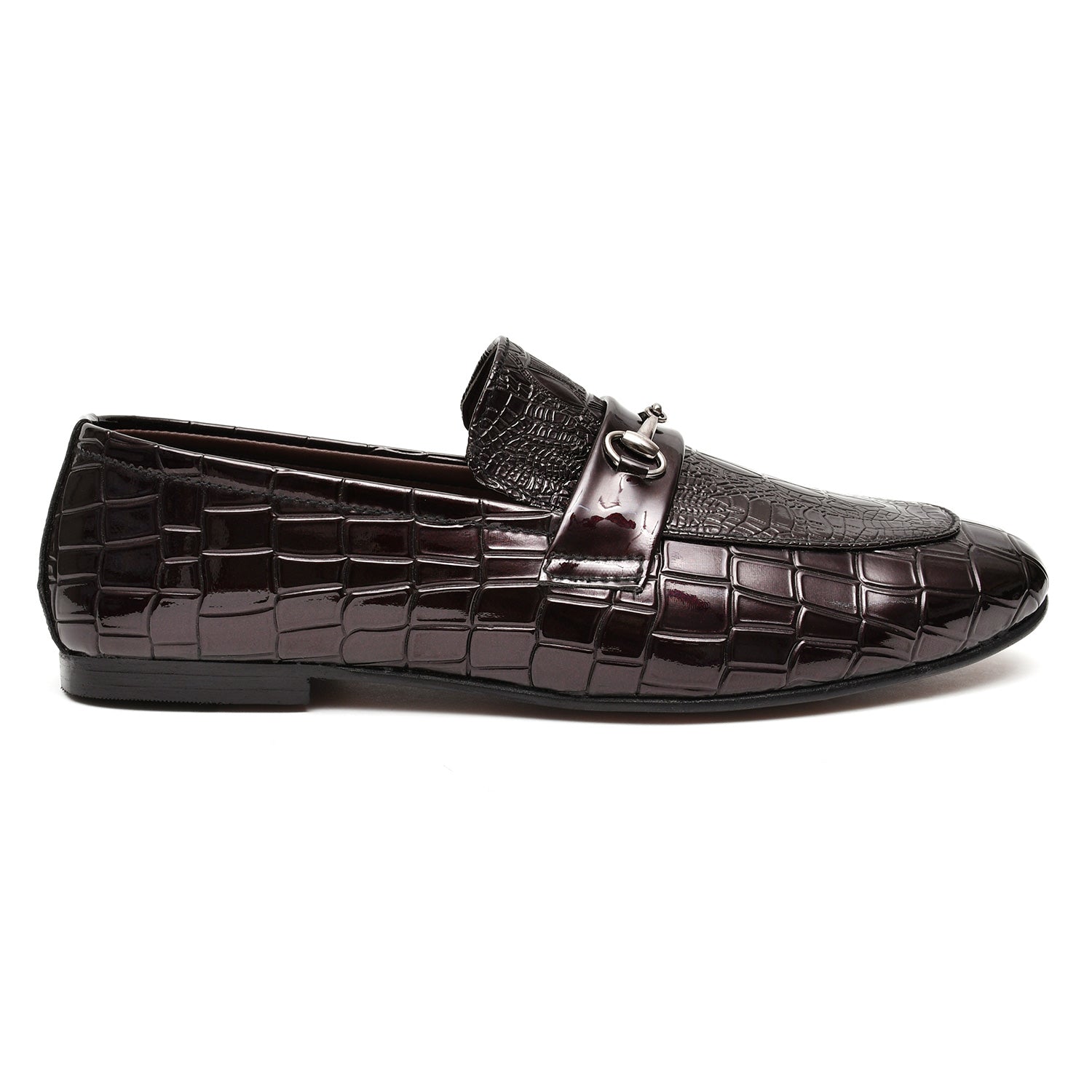 LEATHER SHOES - FC-1-2-8019 MAROON