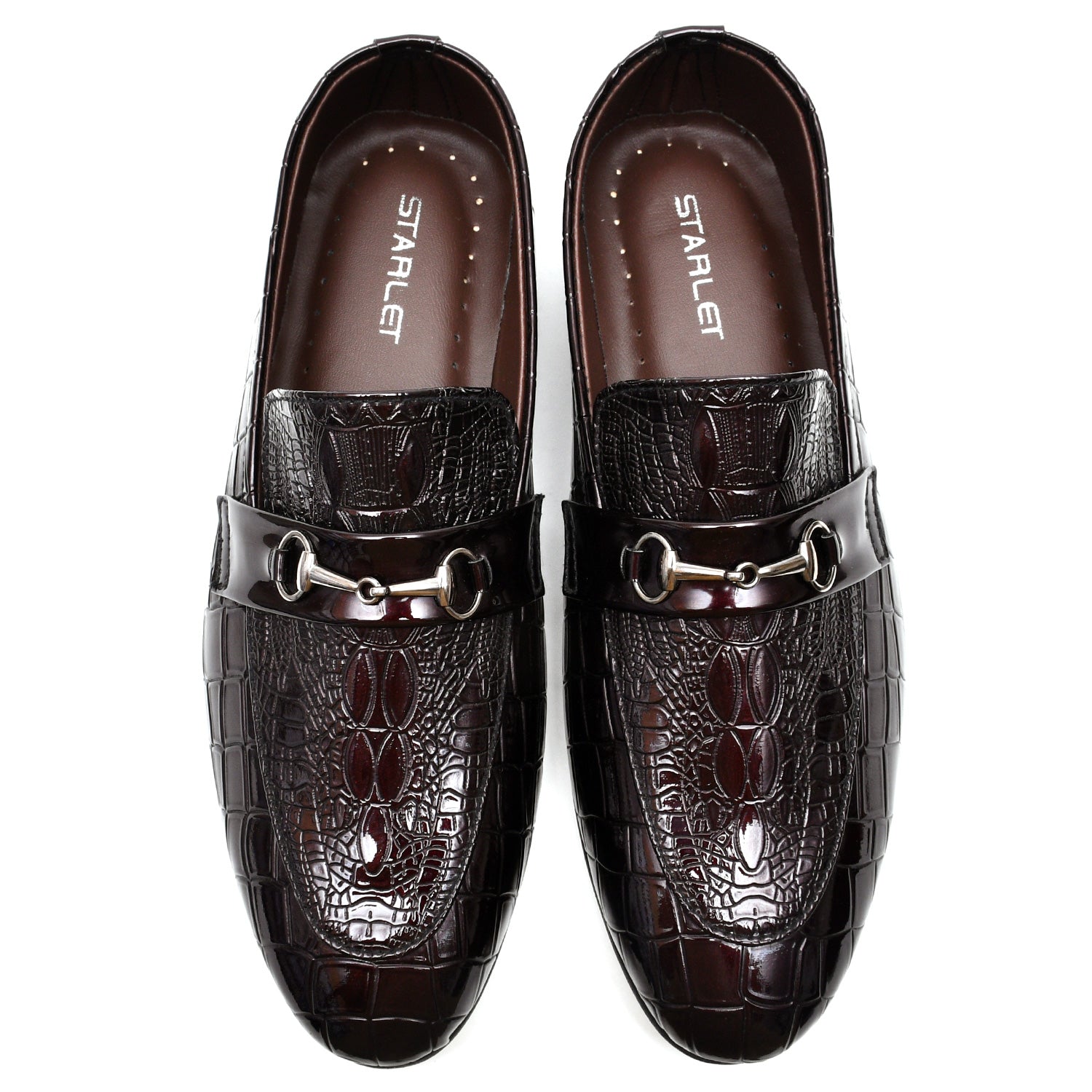 LEATHER SHOES - FC-1-2-8019 MAROON
