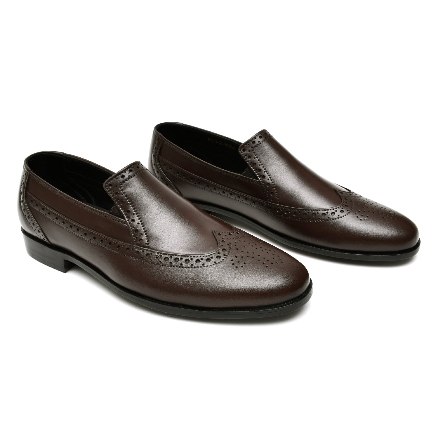 LEATHER SHOES - FC-1-2-8044 BROWN