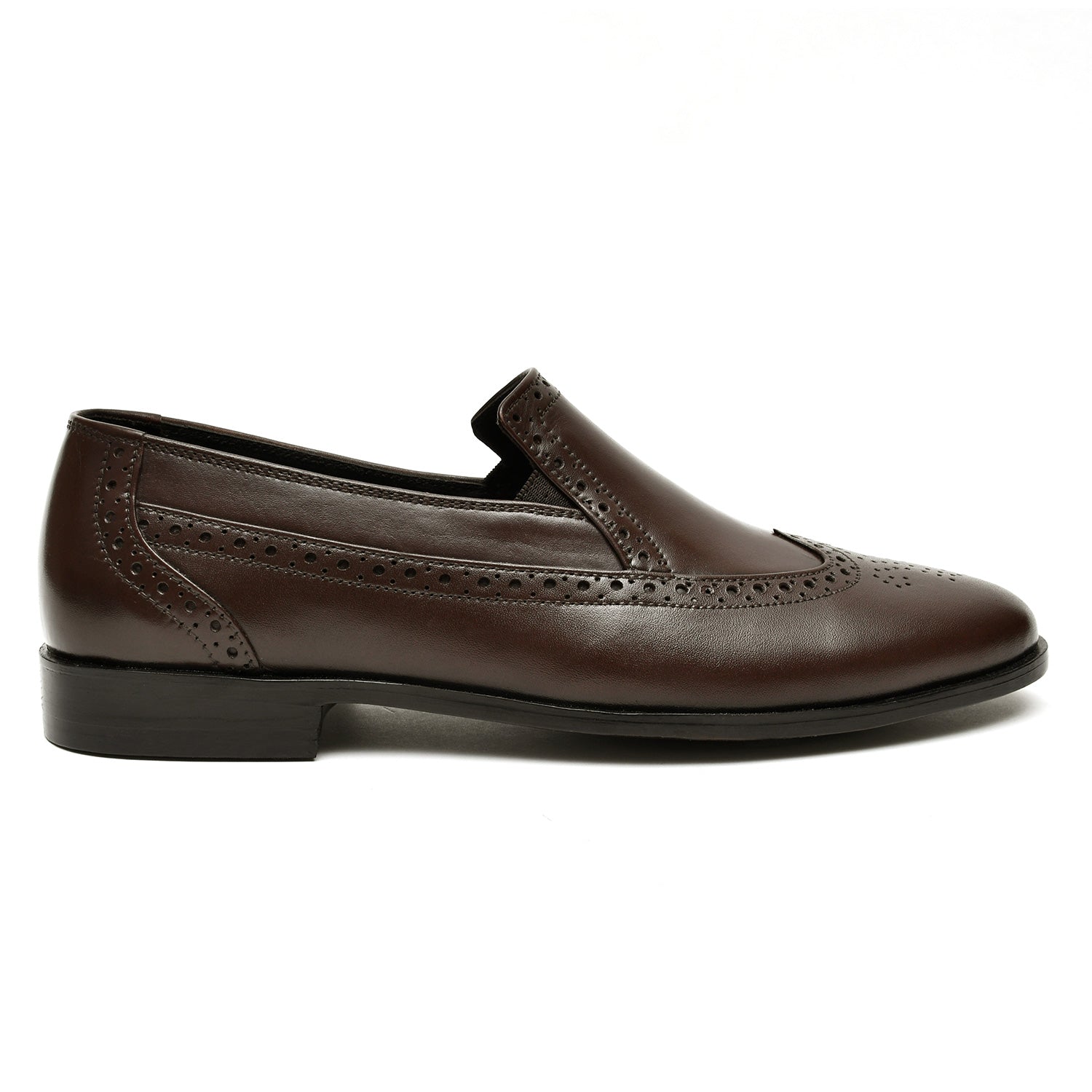 LEATHER SHOES - FC-1-2-8044 BROWN