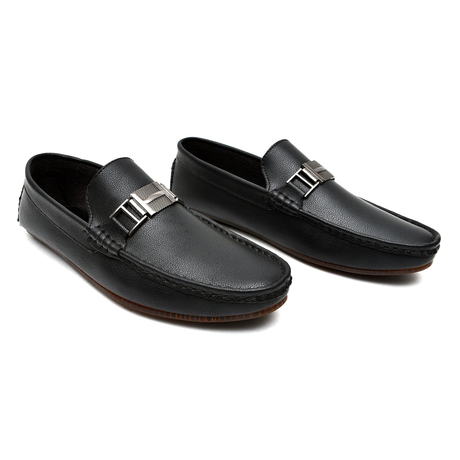 LEATHER SHOES - FC-1-2-3002 BLACK