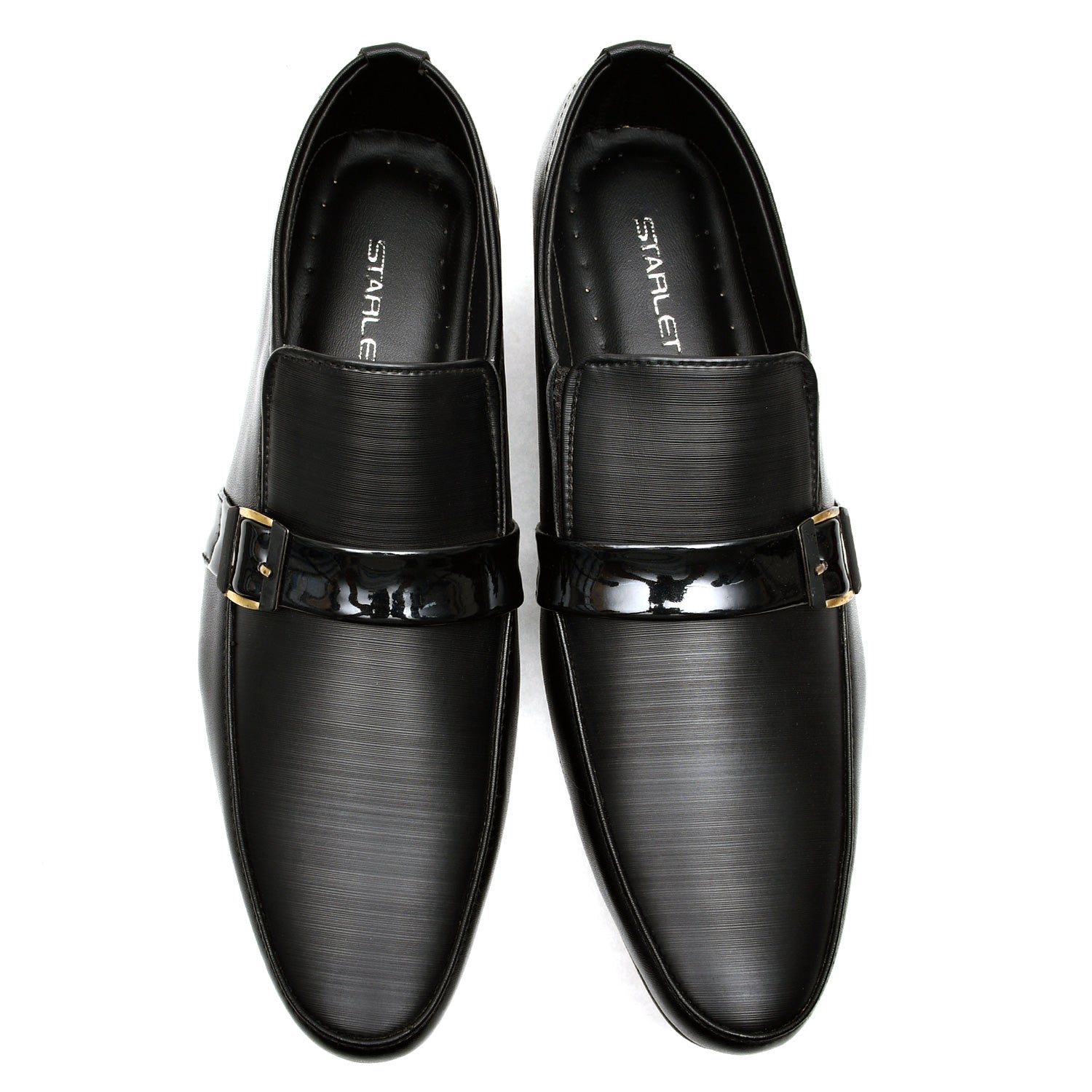 LEATHER SHOES - FC-1-2-8032 BLACK