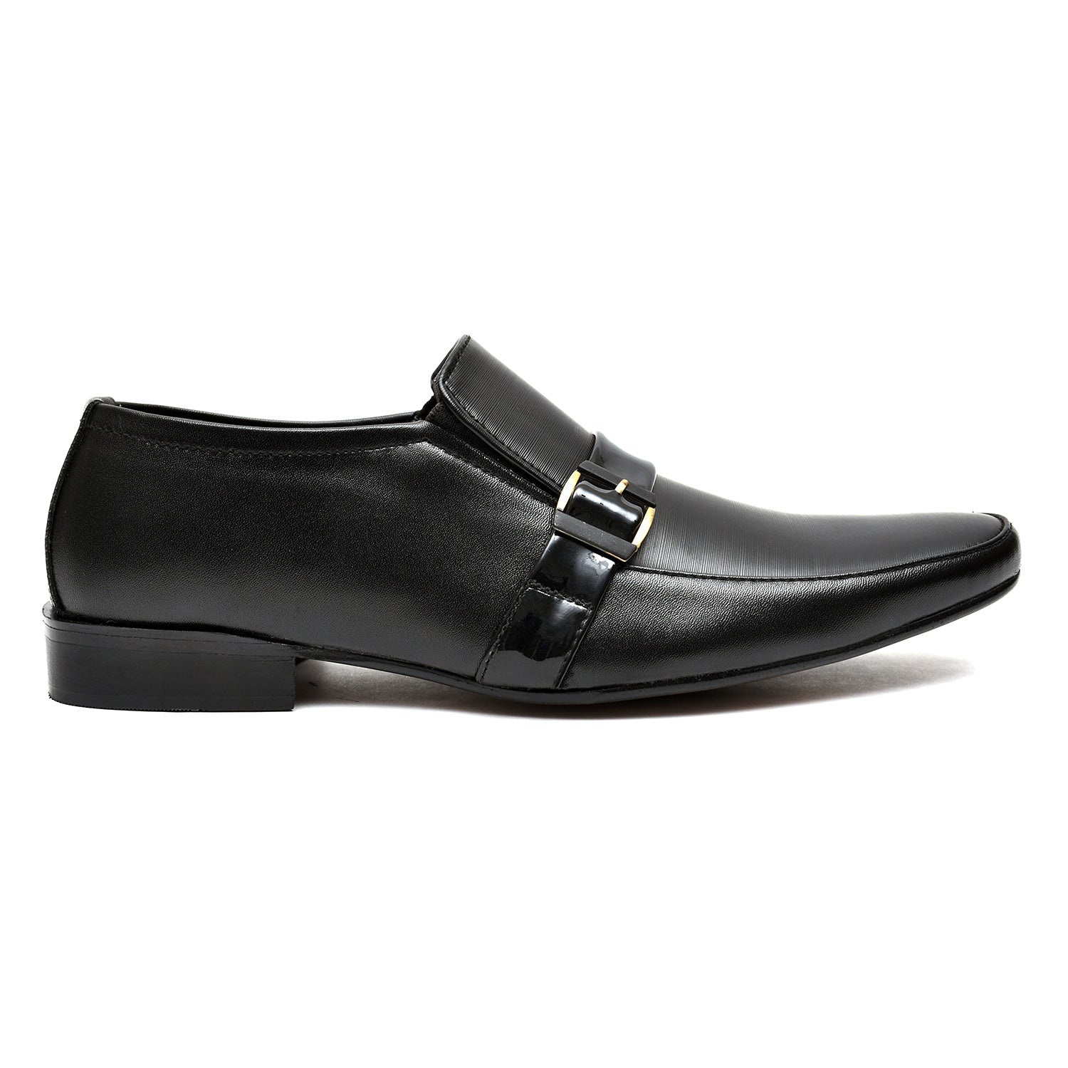 LEATHER SHOES - FC-1-2-8032 BLACK