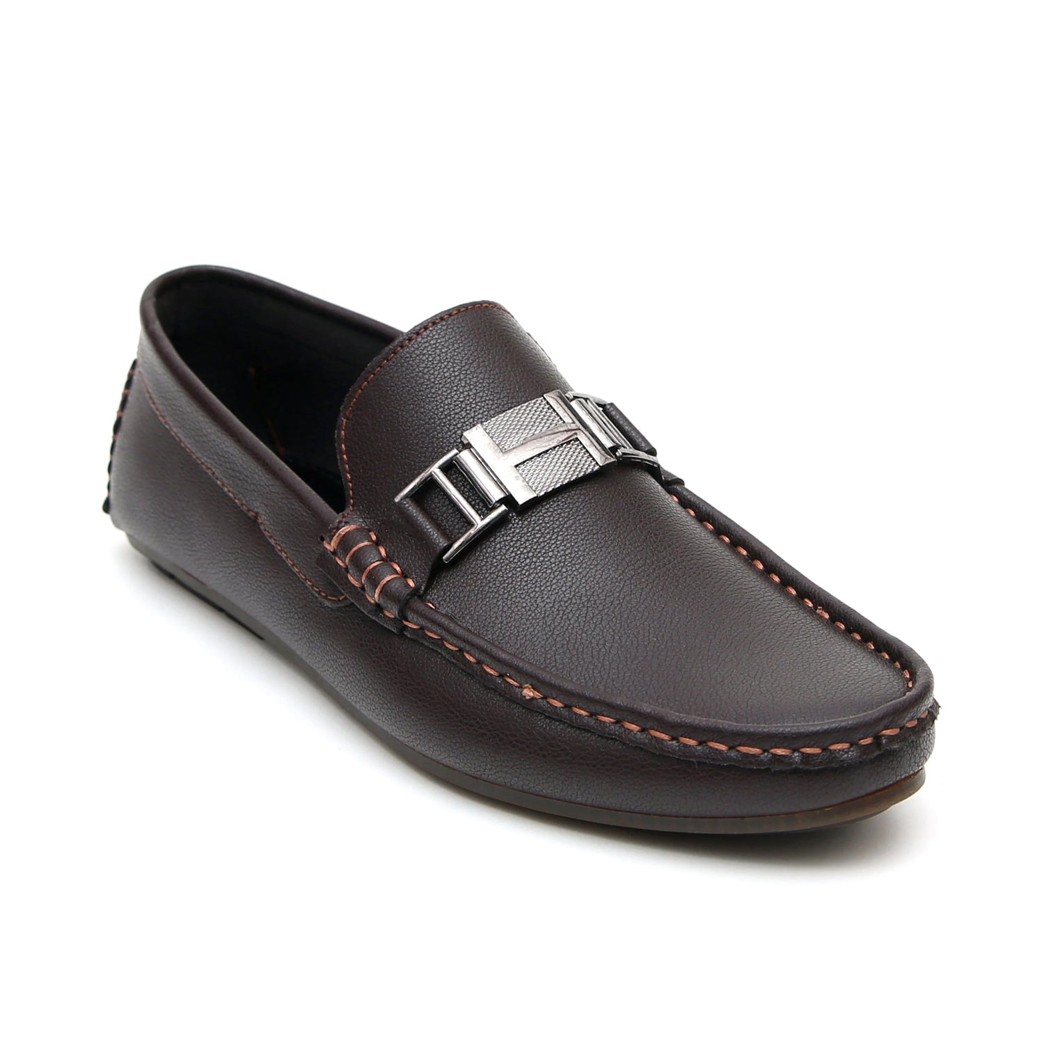 LEATHER SHOES - FC-1-2-3002 BROWN