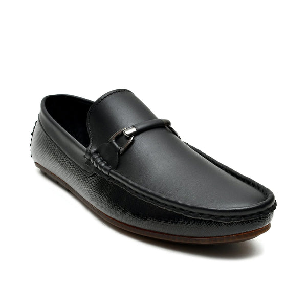 LEATHER SHOES - FC-1-2-3006 BLACK