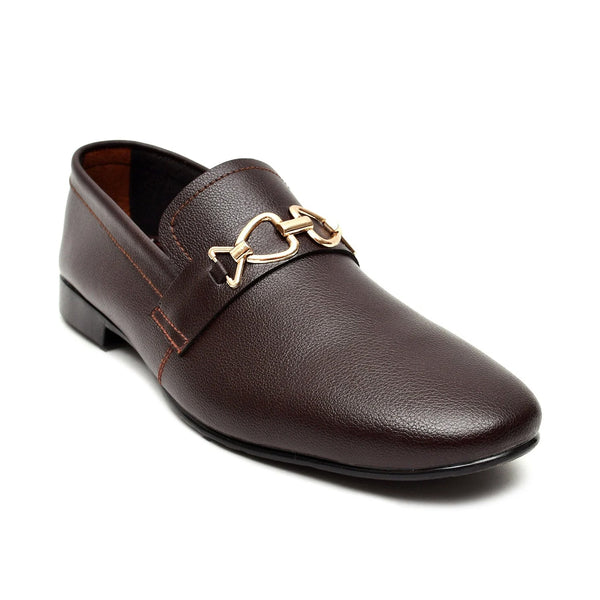 LEATHER SHOES - FC-1-2-8022 BROWN