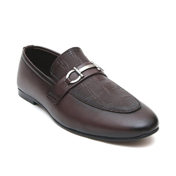 LEATHER SHOES - FC-1-2-8025 BROWN