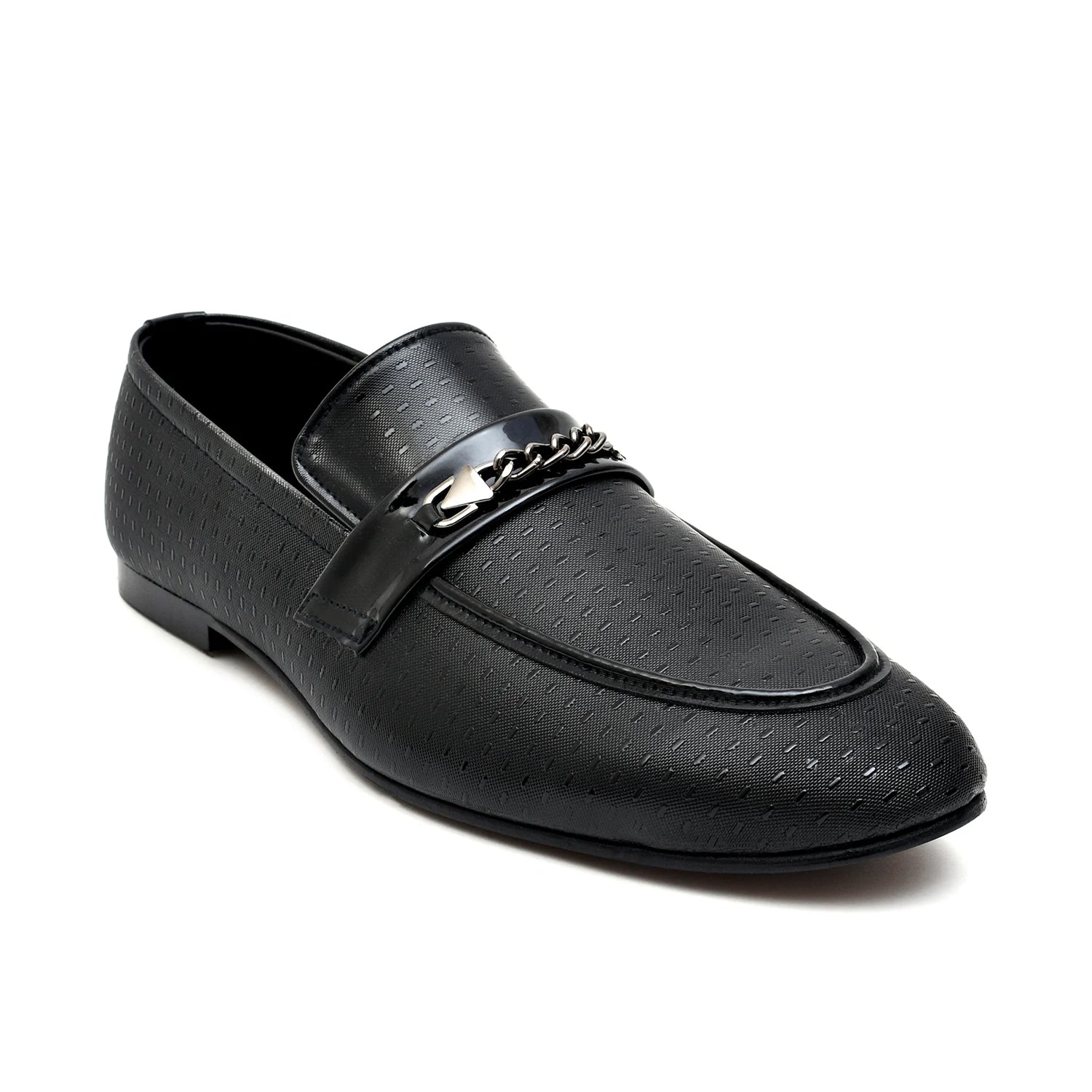 LEATHER SHOES - FC-1-2-8026 BLACK