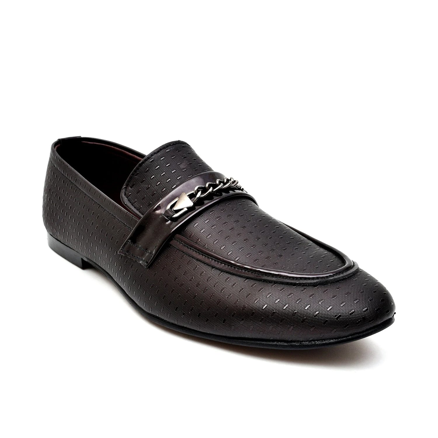 LEATHER SHOES - FC-1-2-8026 BROWN