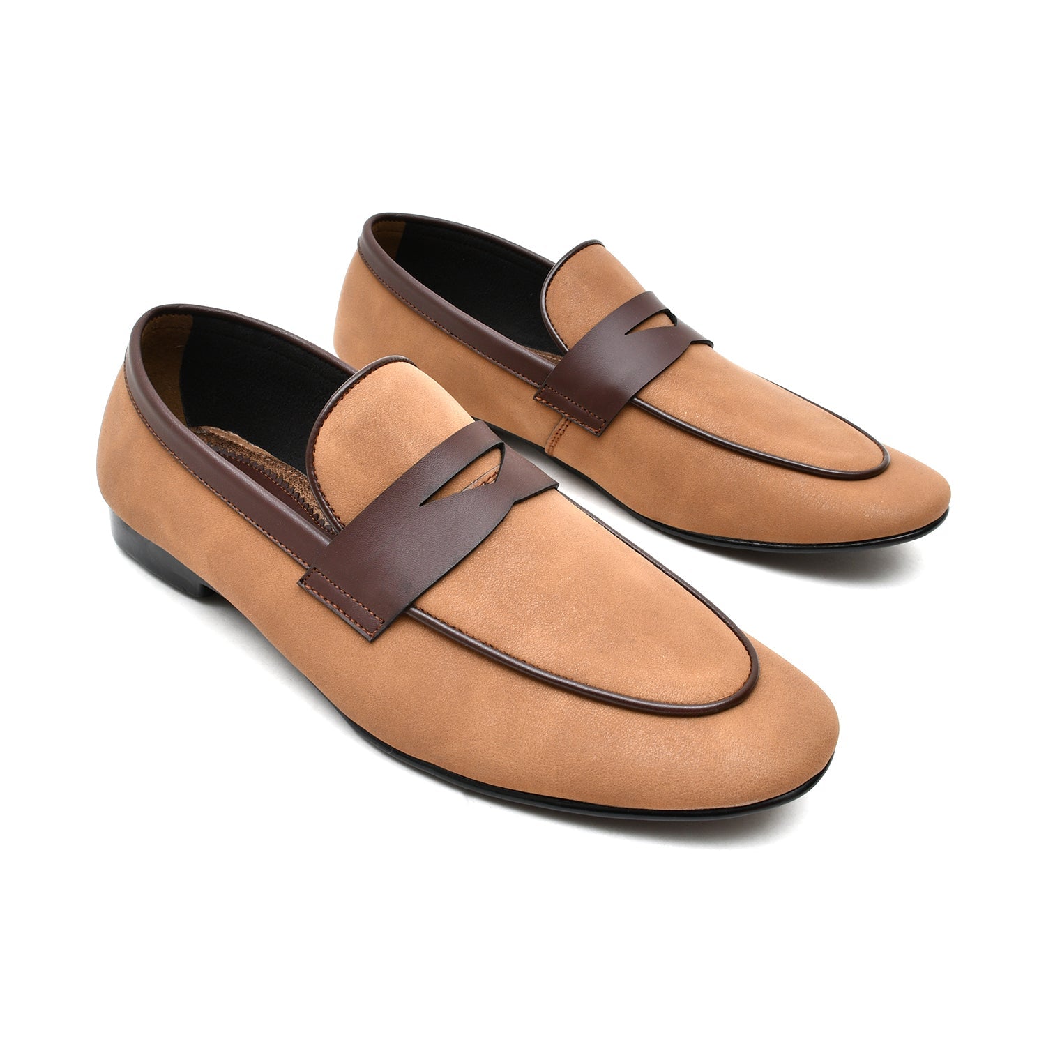 LEATHER SHOES - FCG-8069 TAN