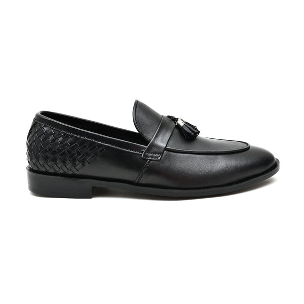 LEATHER SHOES - FCG-8071 BLACK