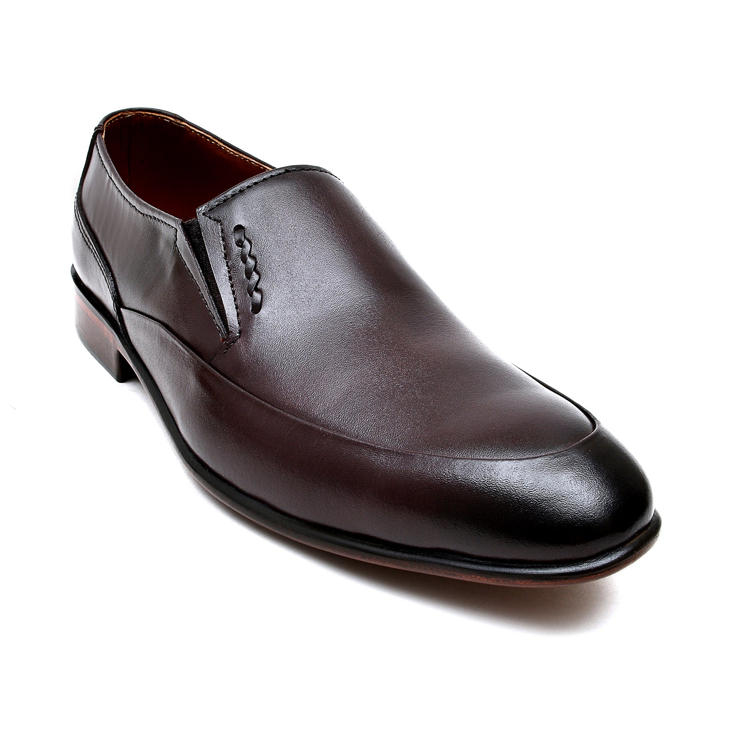 LEATHER SHOES - FCG-8072 BROWN