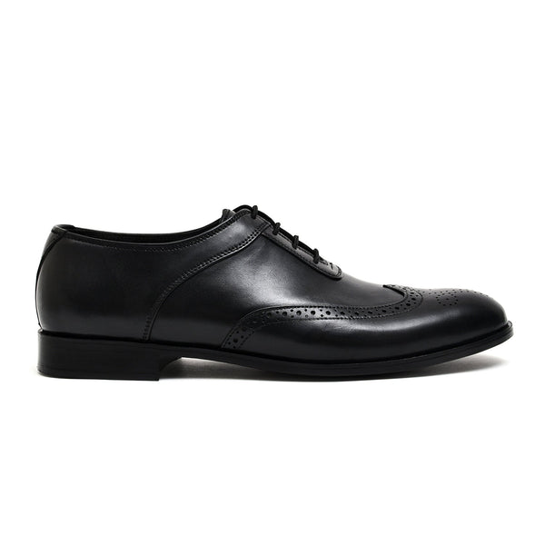 LEATHER SHOES - FCG-8074 BLACK