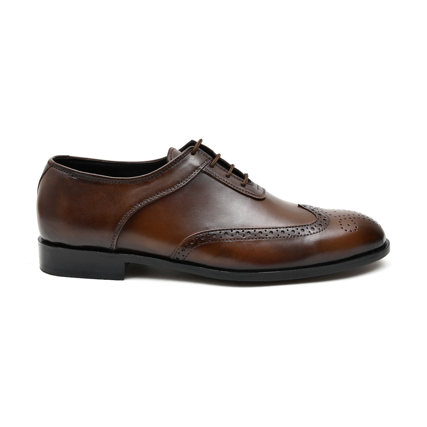LEATHER SHOES - FCG-8074 BROWN