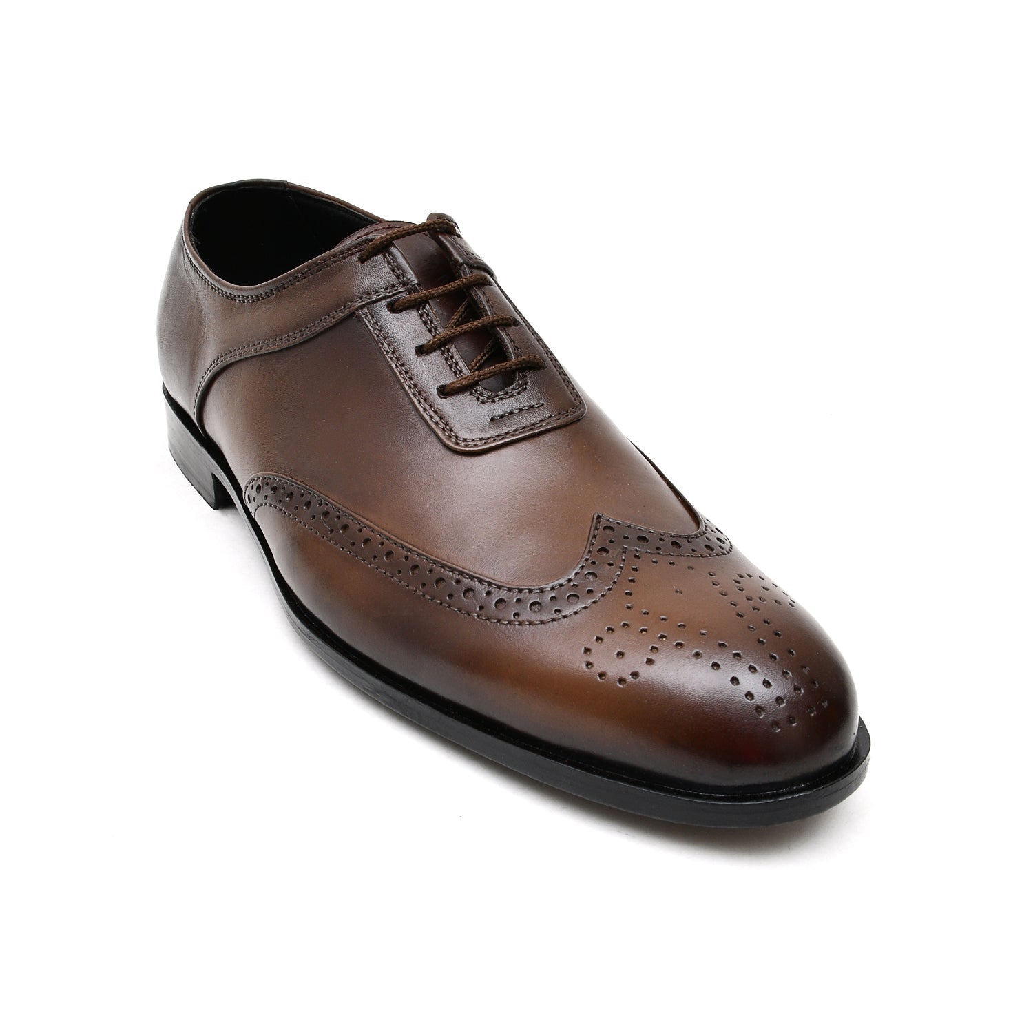 LEATHER SHOES - FCG-8074 BROWN