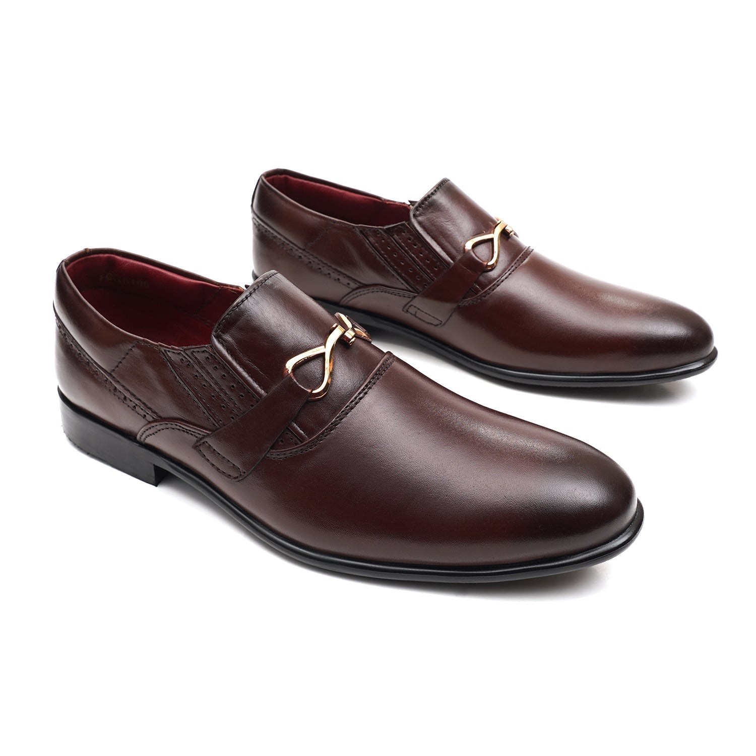 LEATHER SHOES - FCG-8106 MAROON