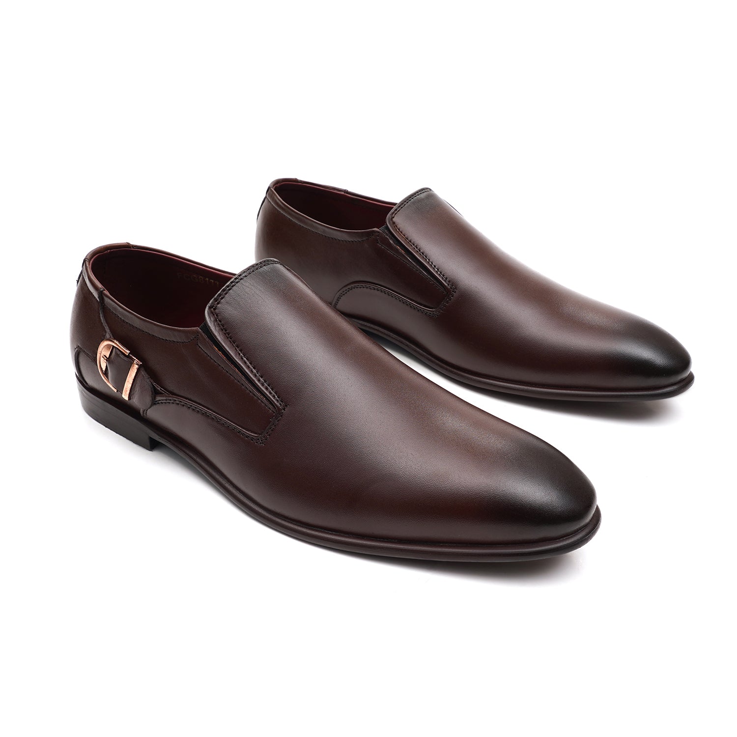 LEATHER SHOES - FCG-8111 BROWN