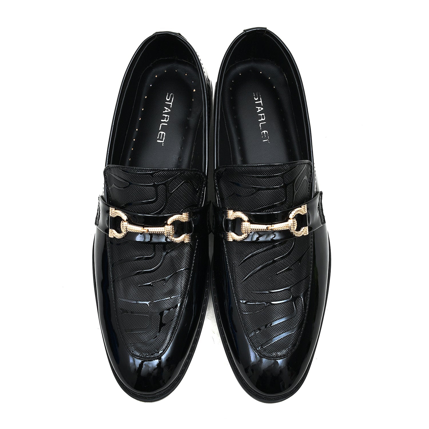 LEATHER SHOES - FCG-8065 BLACK
