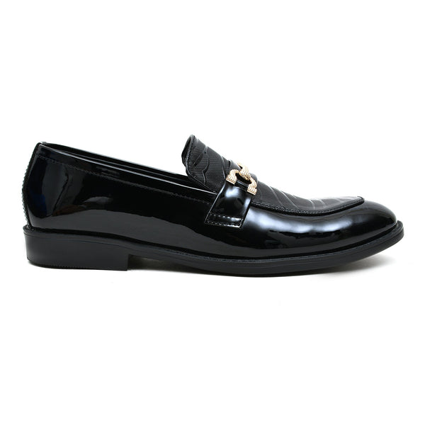 LEATHER SHOES - FCG-8065 BLACK