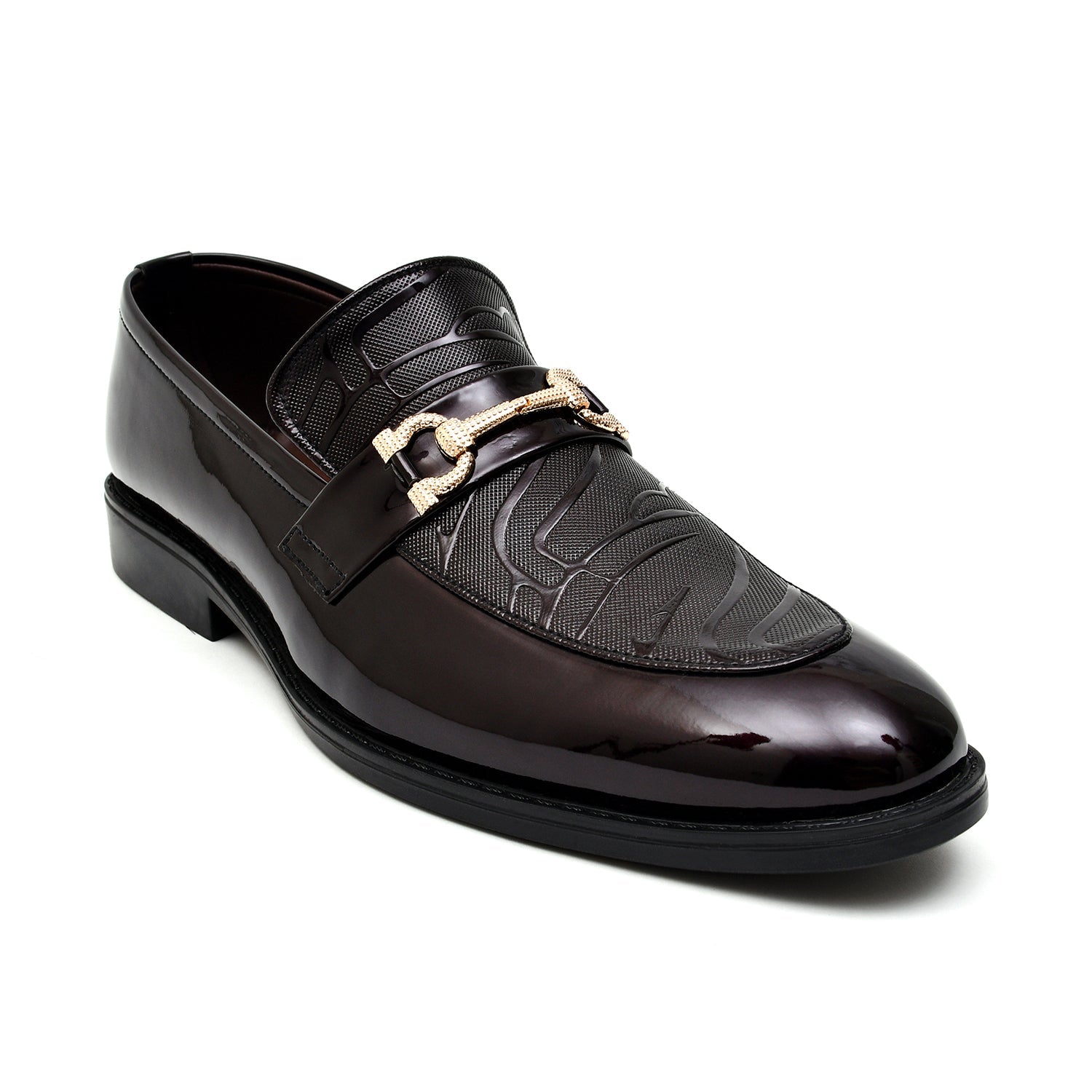 LEATHER SHOES - FCG-8065 BROWN