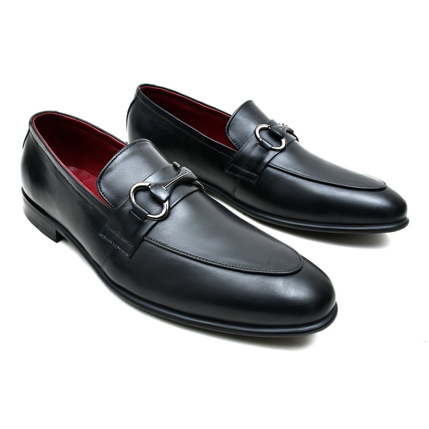 LEATHER SHOES - FCG8067 - BLACK