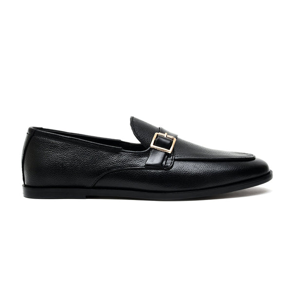LEATHER SHOES - FCG8073 BLACK