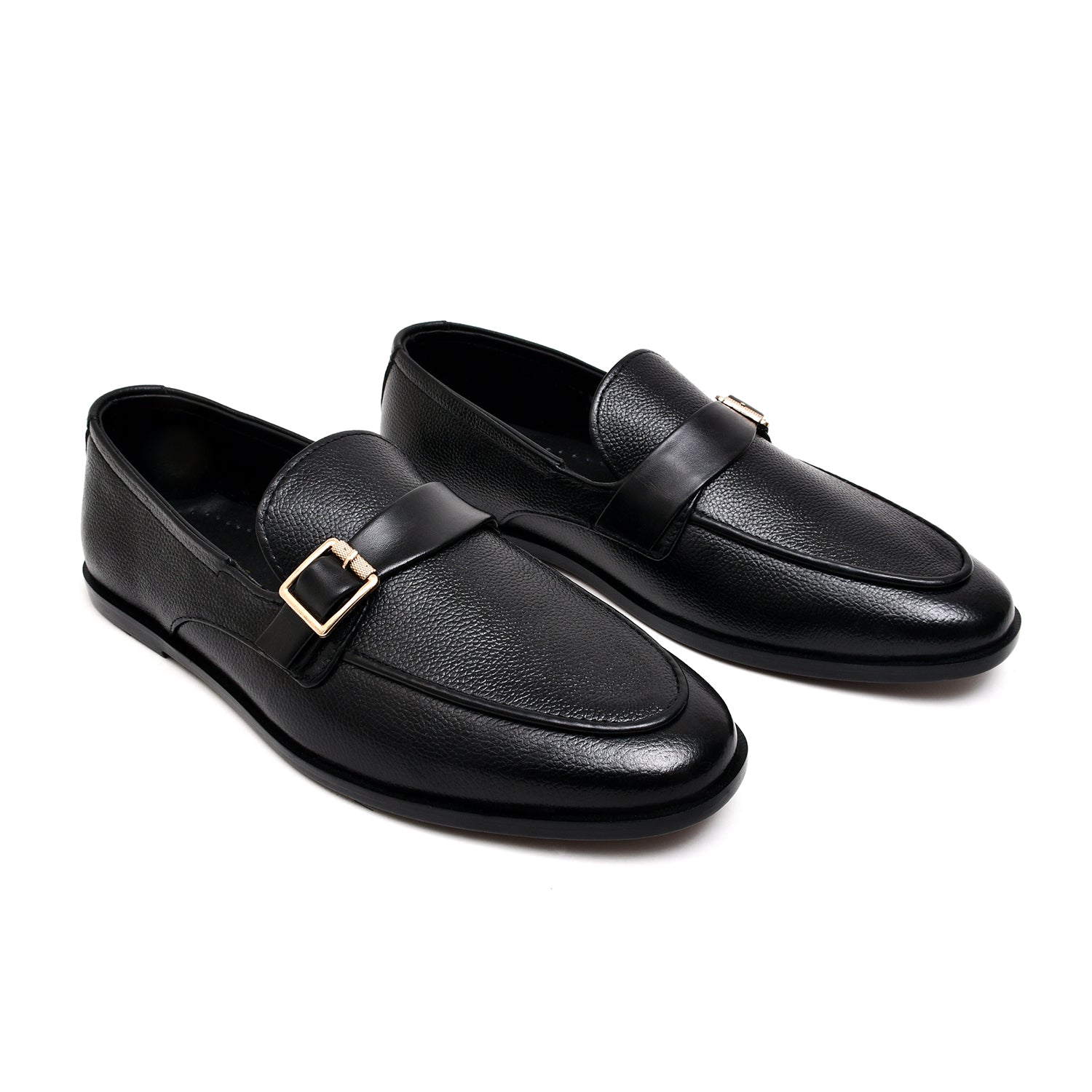 LEATHER SHOES - FCG8073 BLACK