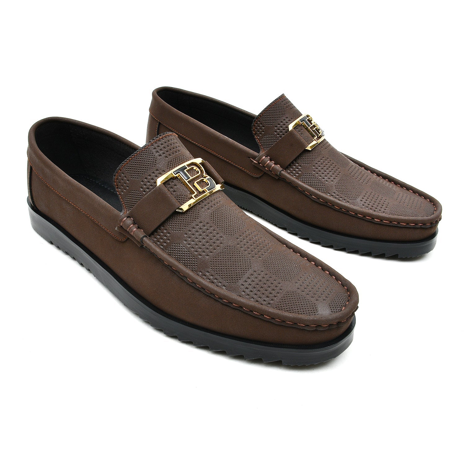 LEATHER SHOES - FSG0009 BROWN