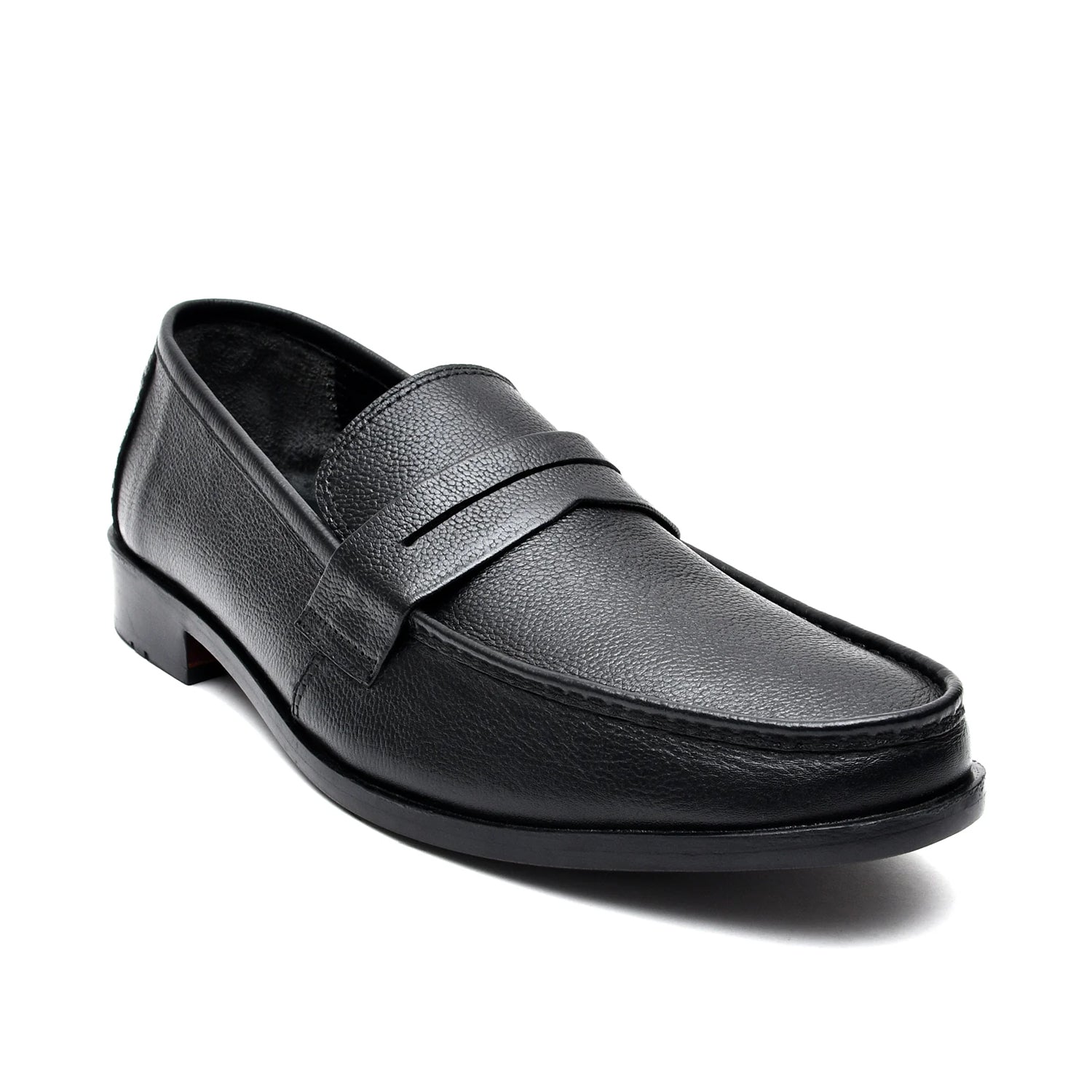 LEATHER SHOES - G-322 BLACK