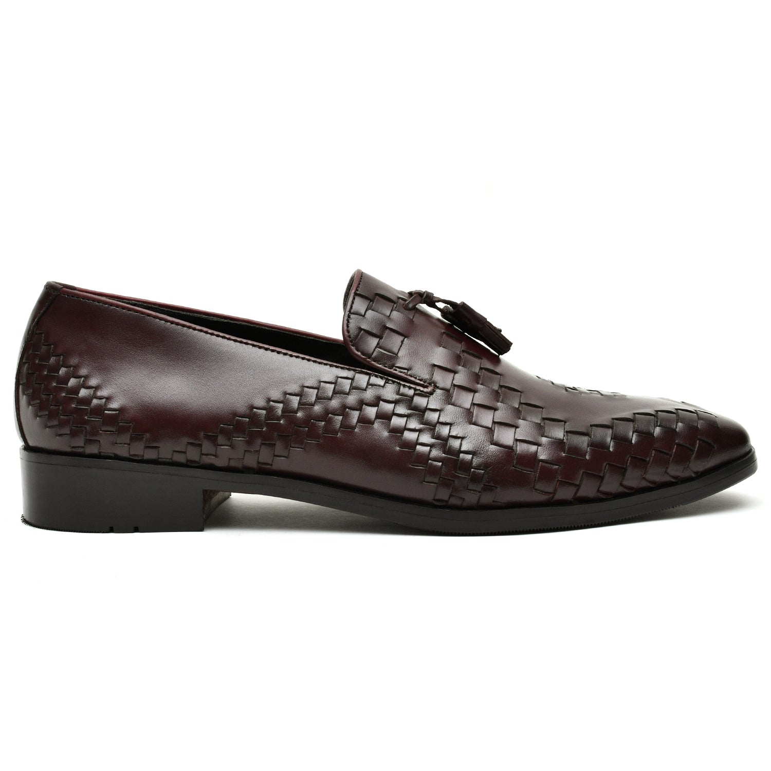 LEATHER SHOES - GE-454 MAROON