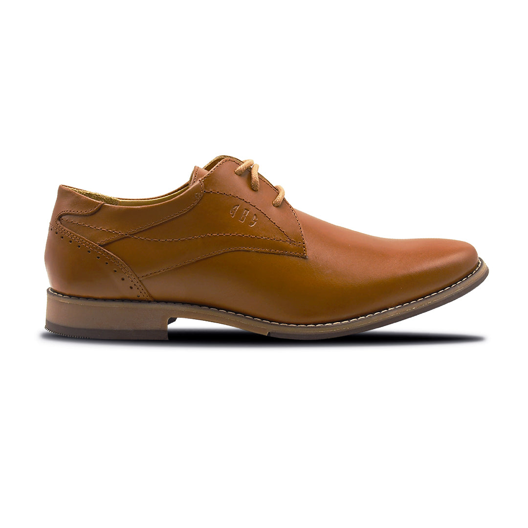 LEATHER SHOES - GARNIZO-013 TAN
