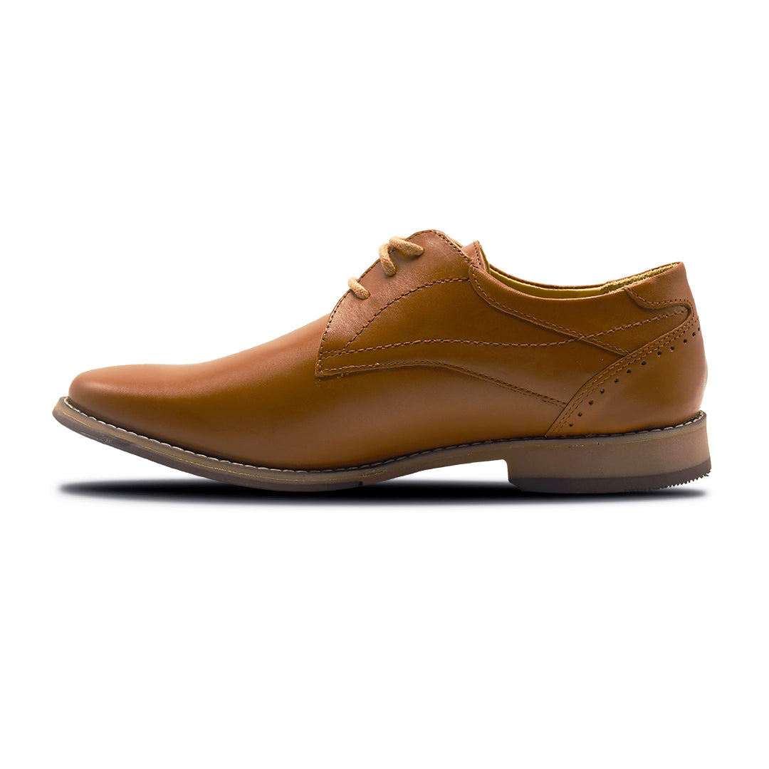 LEATHER SHOES - GARNIZO-013 TAN