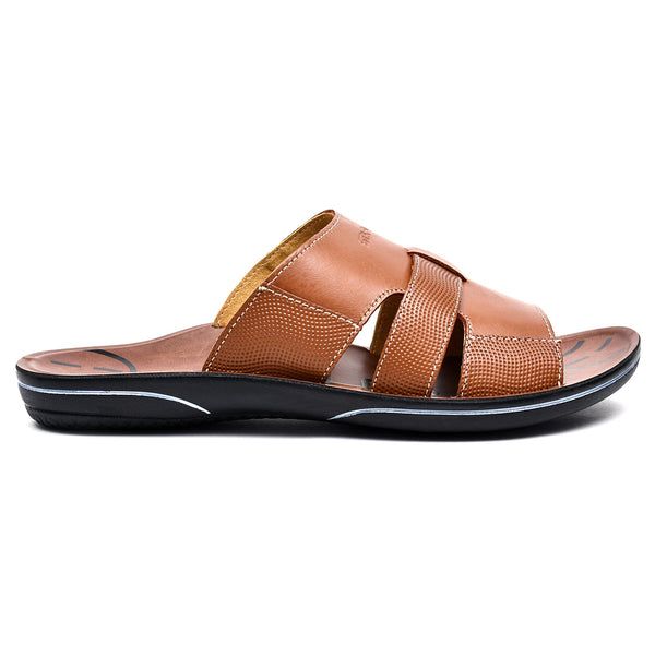 LEATHER SLIPPER - GR-1435 TAN