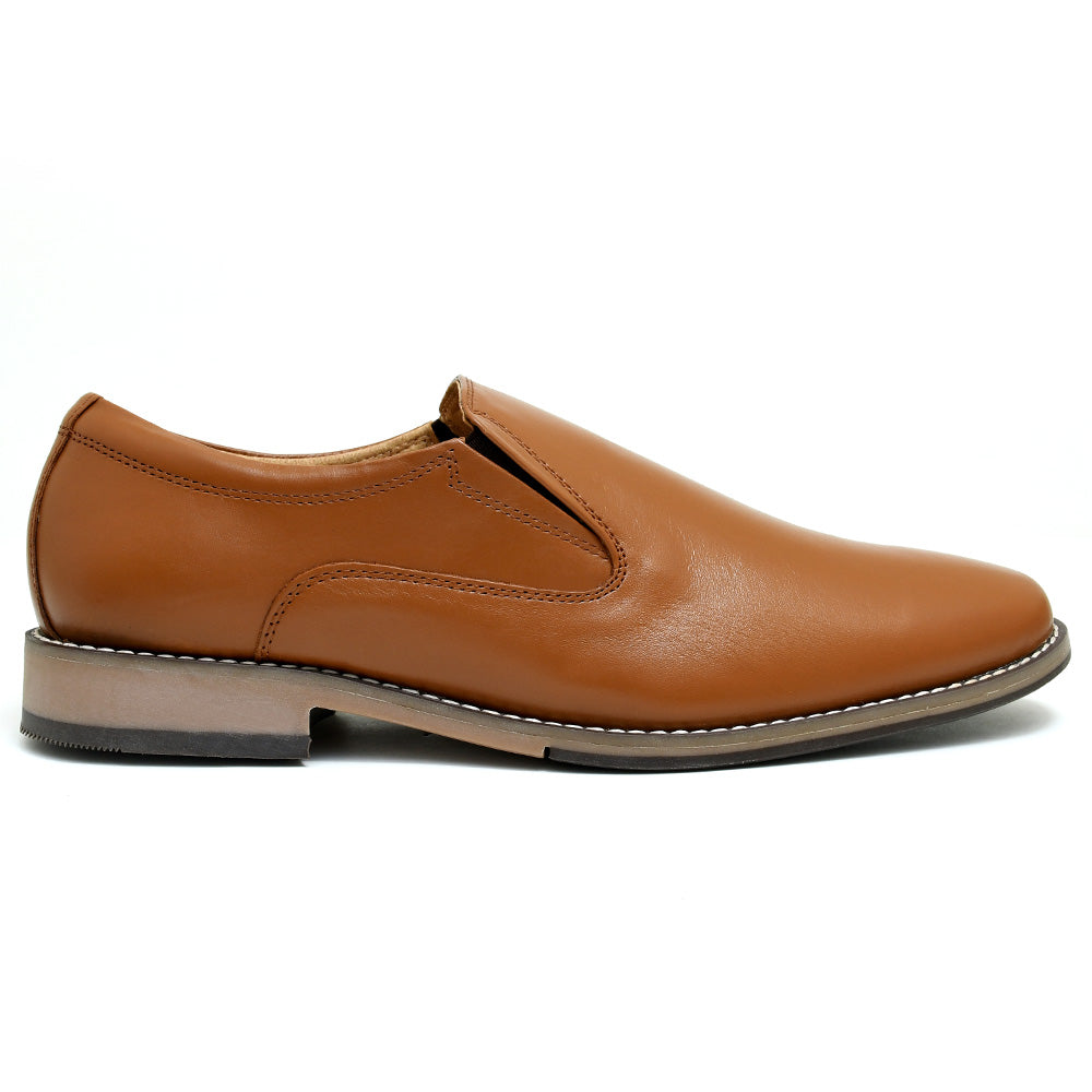 LEATHER SHOES - GARNIZO-015 TAN