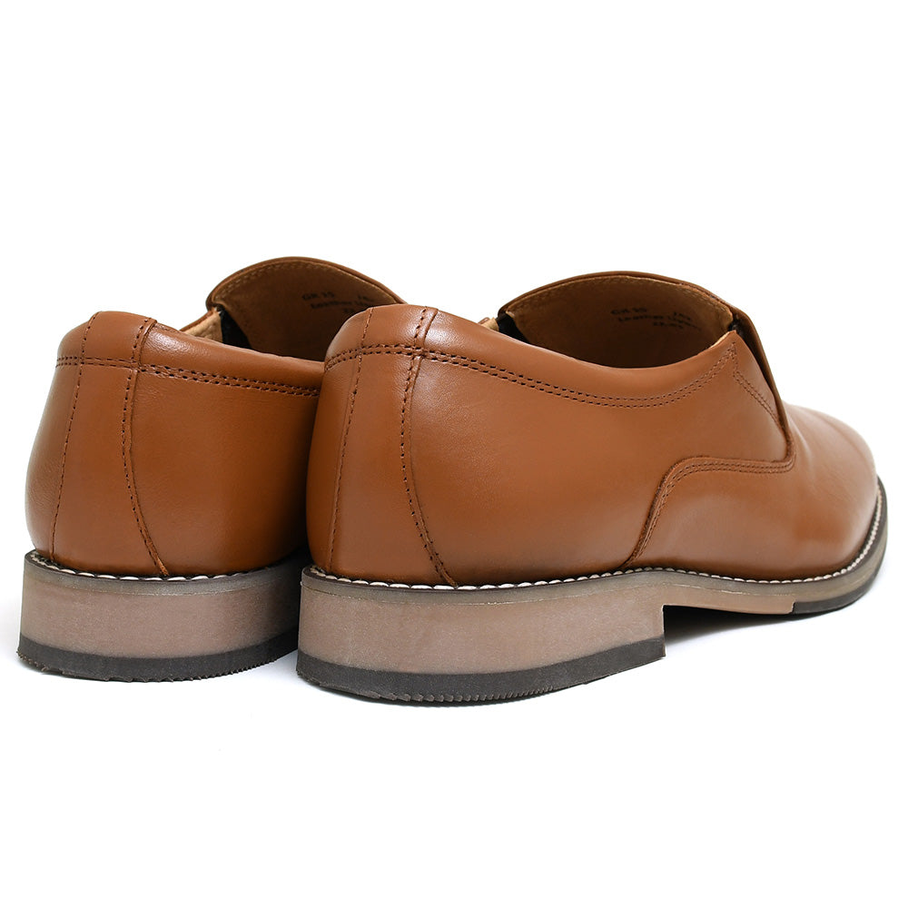 LEATHER SHOES - GARNIZO-015 TAN