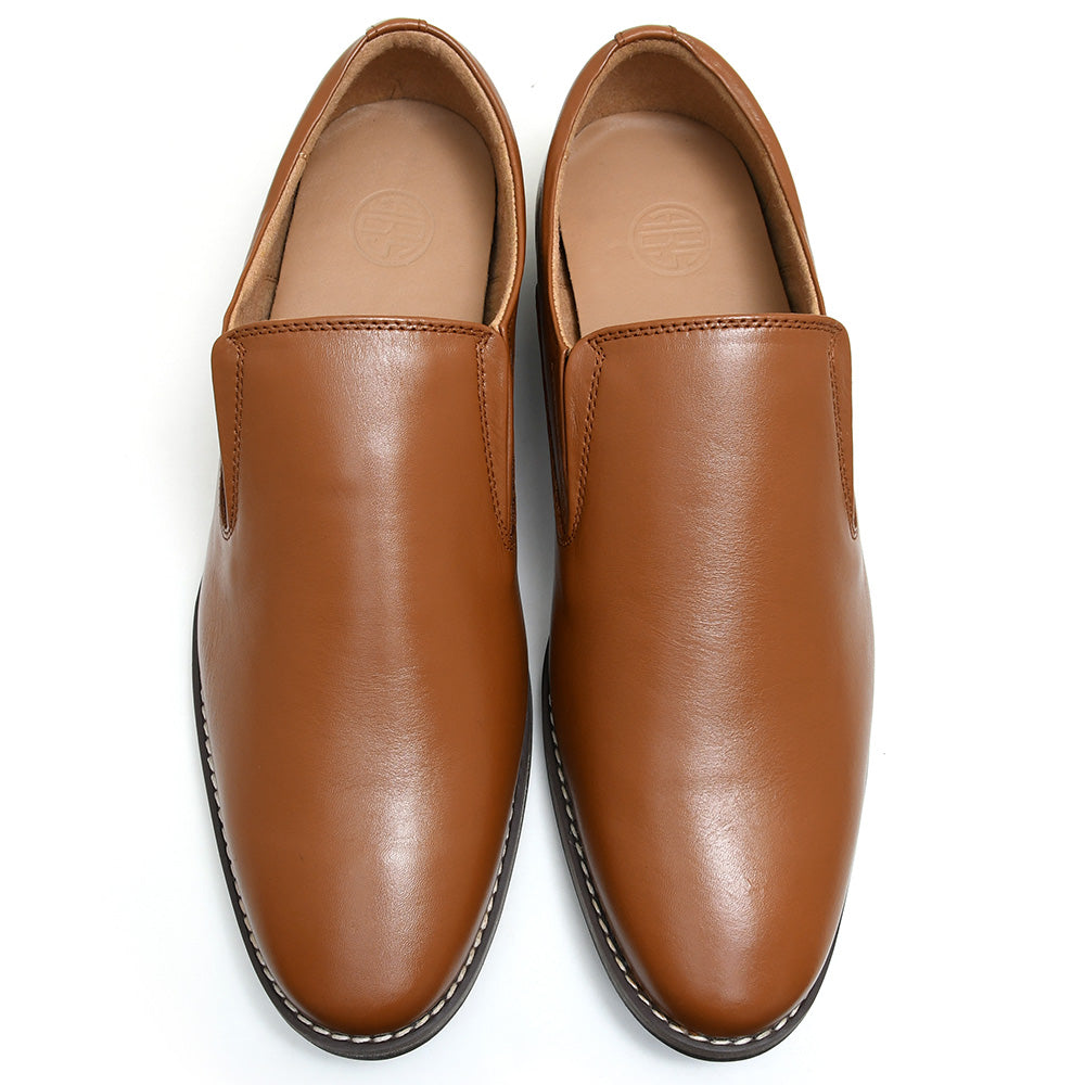 LEATHER SHOES - GARNIZO-015 TAN