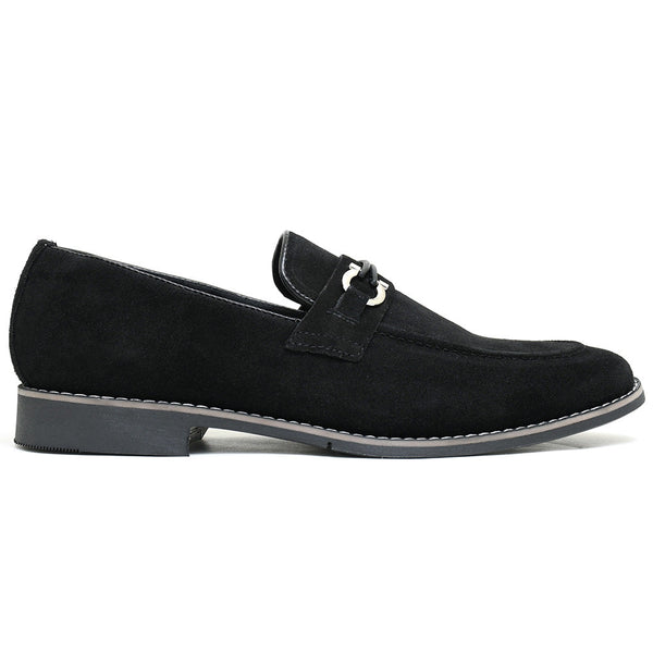 LEATHER SHOES - GARNIZO-021 BLACK