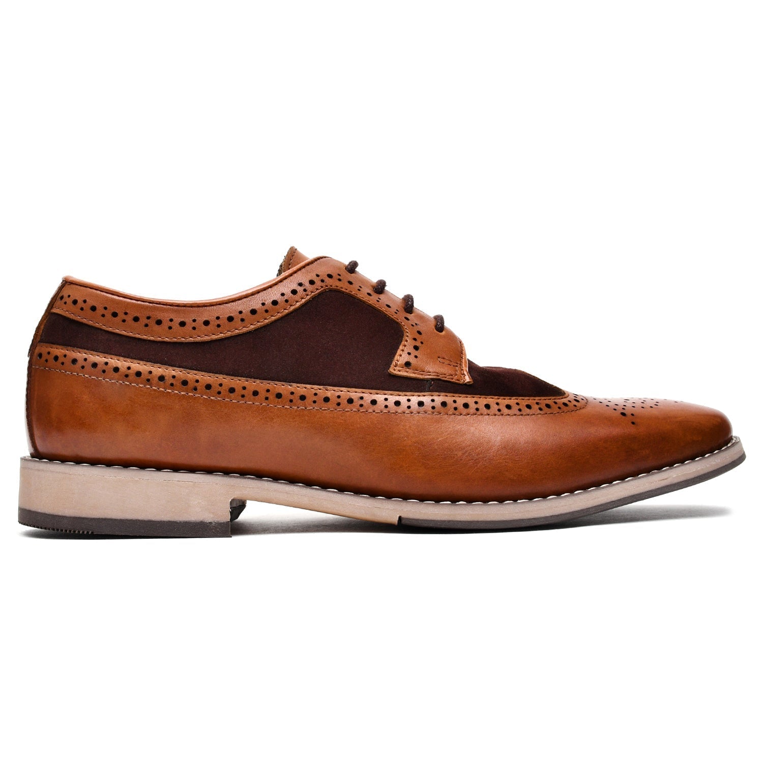 LEATHER SHOES - Garnizo-038 TAN