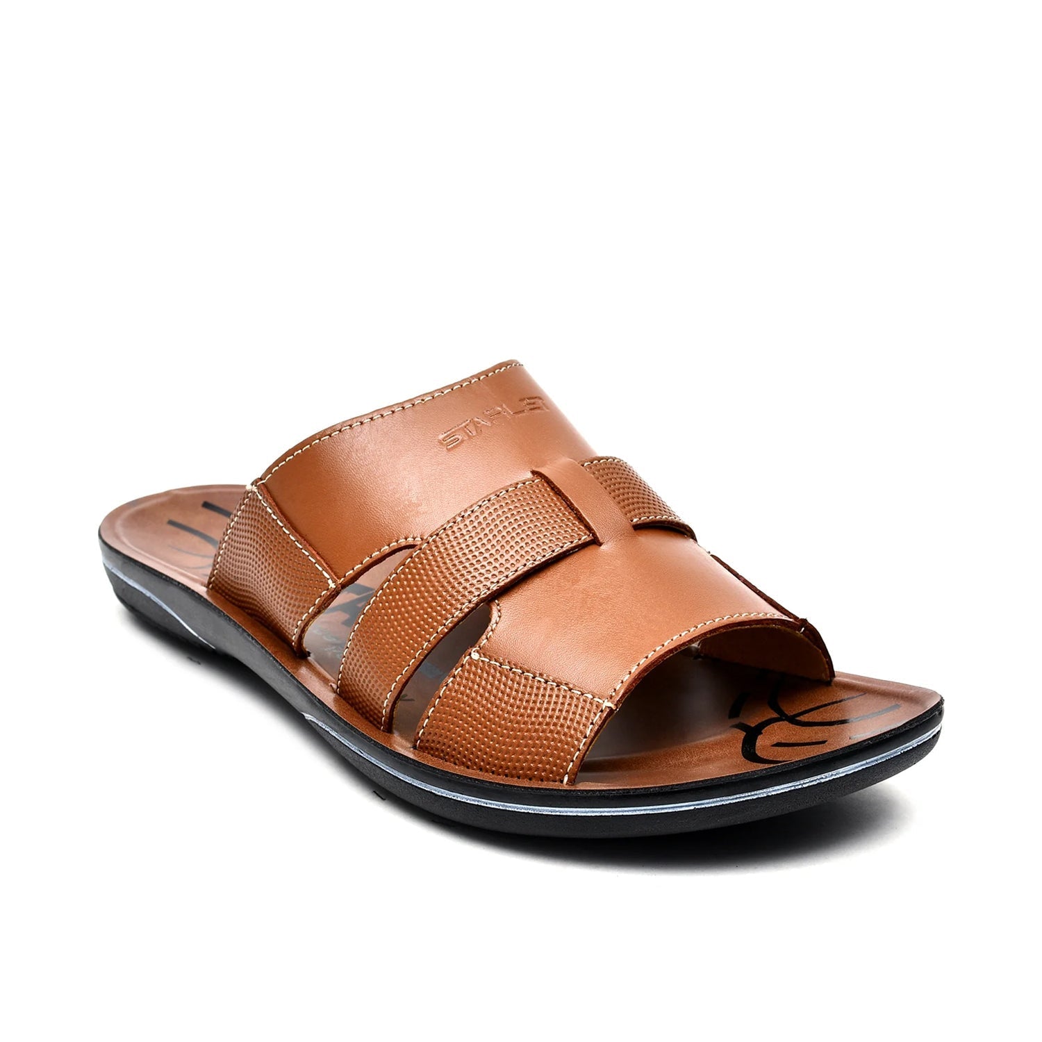 LEATHER SLIPPER - GR-1435 TAN