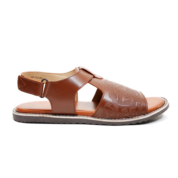 LEATHER SANDAL - GX-113 TAN